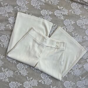 KIT Cream Wide Capri Leg Trousers – Size UK 10 / US 6